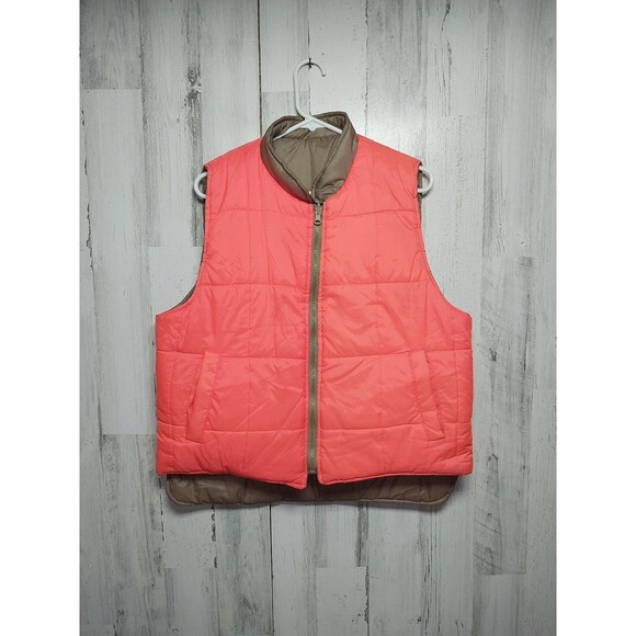 Vintage Field And Fireside Men's Sm/Med Reversible Quilted Hunting Vest - Picture 7 of 8
